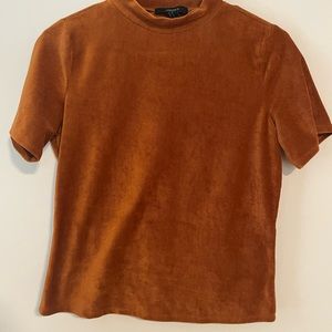 Rust corduroy top - Forever 21 - M